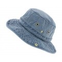 Bob Omaru Blue Washed Cotton - Broner Hats