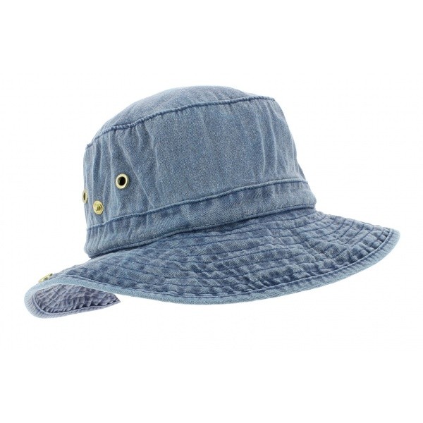 Bob Omaru Blue Washed Cotton - Broner Hats