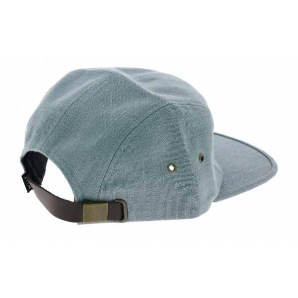 Strapback Cap Tonal Volley Linen Blue/Grey - HUF