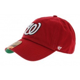Fited Washington Red Baseball Cap - 47 Brand