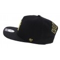 Snapback Cracked Visor NY Yankees Black &amp; Gold - 47 Brand