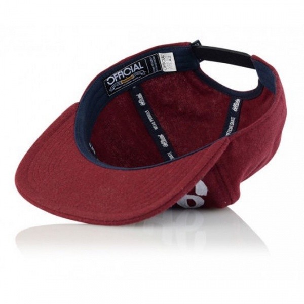 Casquette Snapback Skate Logo Bordeaux - Official