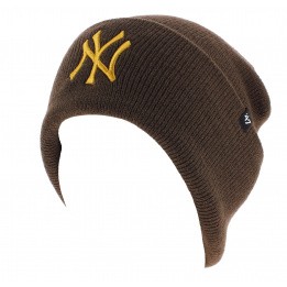 Bonnet Marron NY Yankees Acrylique - 47 Brand 