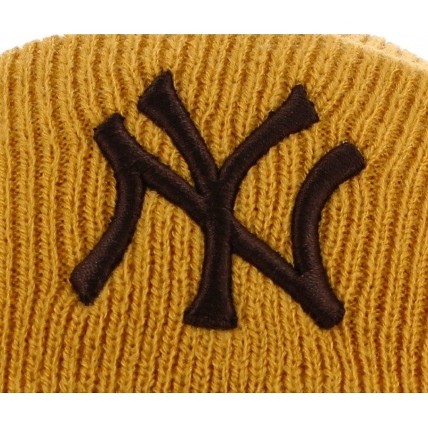 Bonnet Jaune NY Yankees Acrylique - 47 Brand 