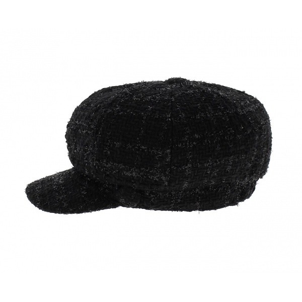 Casquette gavroche maria noire 