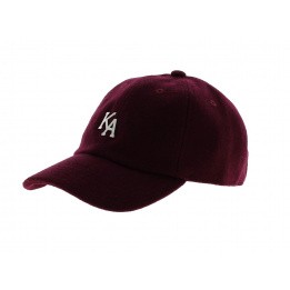 Letterman Curved Peak Cap - KING APPAREL