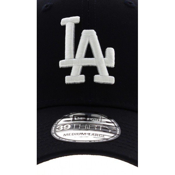 Casquette Baseball LA New Era 39Thirty League Bas Bleu Marine