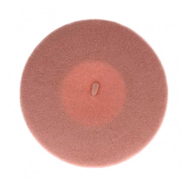 BERET  VIEUX ROSE