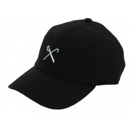 Baseball cap Strapback Cisor Black Wool - King Apparel