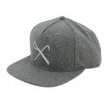 Flat Cap Snapback Hard Graft Grey Wool King Apparel