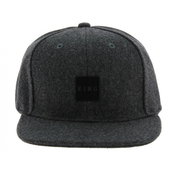 Casquette Snapback Sterling Laine Grise - King Apparel