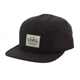 Strapback The Richmond Grey Wool Cap - Coal 