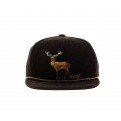 Casquette Stag visiere plate - The Wilderness - Coal