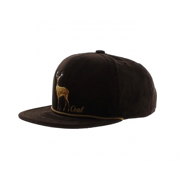 Casquette Stag visiere plate - The Wilderness - Coal