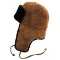 Chapka vraie fourrure Moscou- Gena marron