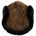 Chapka vraie fourrure Moscou- Gena marron