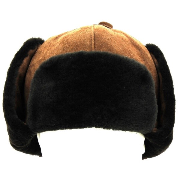 Chapka vraie fourrure Moscou- Gena marron