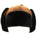 Chapka vraie fourrure Moscou- Gena marron