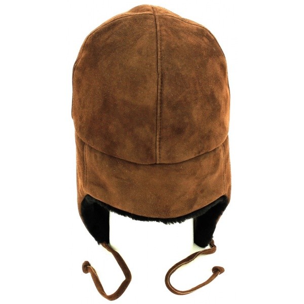 Chapka vraie fourrure Moscou- Gena marron