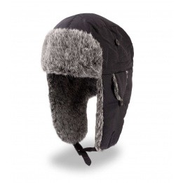 Chapka Ushanka - Eco polar Noir 