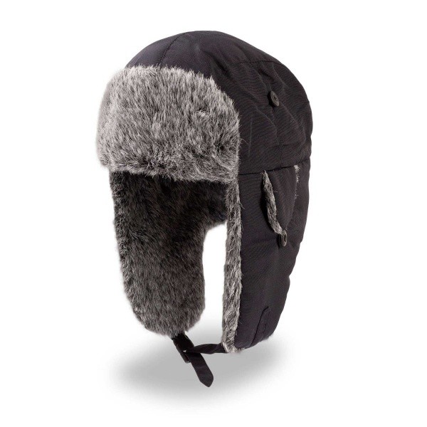 Chapka Ushanka - Eco polar Black 