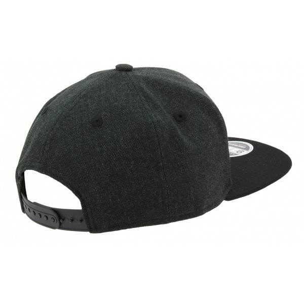 Casquette Snapback Heather Coop Laine Noir - New Era