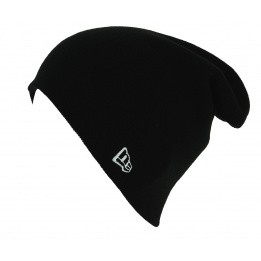 Essential Knit Acrylic Black Mixed Long Cap - New Era