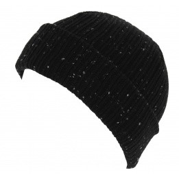 Bonnet Mixte Fisherman Cuff Acrylique Noir - New Era