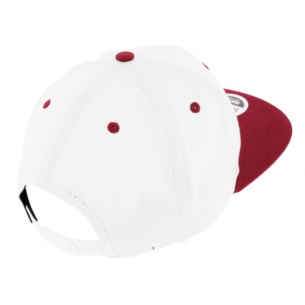 Casquette Snapback FLock Logo Coton Rouge & Blanc - New Era