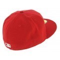 Casquette Fitted Basics LA Dodgers Laine Rouge - New Era