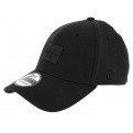 Baseball Cap Fitted Patched Tone Black - New Era