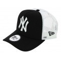Trucker Clean Snapback NY Yankees Black Cap - New Era