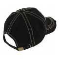 Strapback American Classic Black Cotton Cap