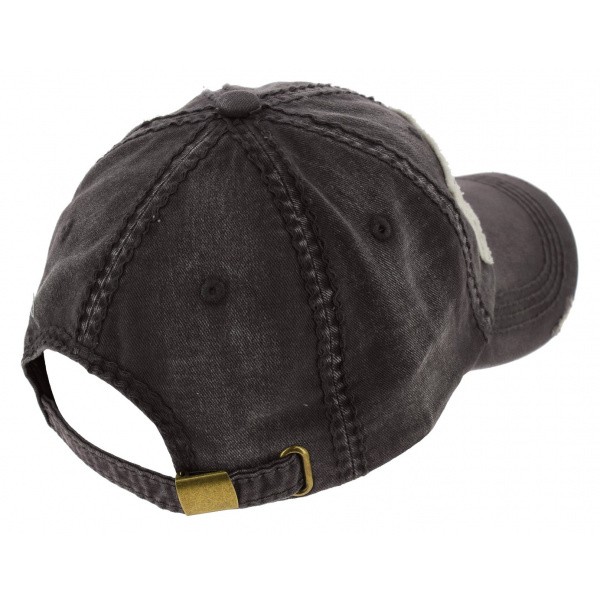 Casquette Strapback Pygargue Coton Gris