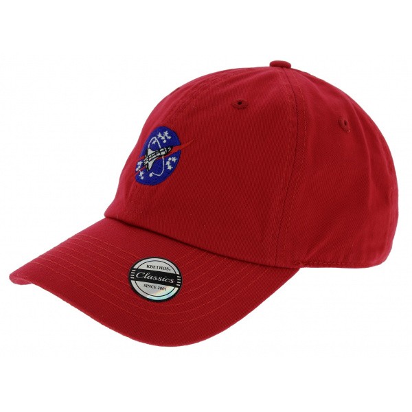 Casquette Straback Nasa Coton Rouge