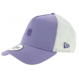 Casquette Trucker Pastel Snapback NY Yankees Violet - New Era