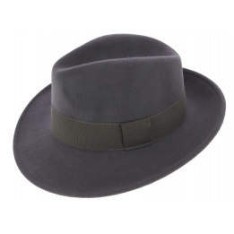 Fedora Hats Wool Felt Vanador Anthracite- Traclet 
