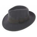 Chapeau Fédora Feutre Laine Vanador Anthracite - Traclet 