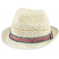 Chapeau Trilby Enfant Baboon Paille Papier Blanc - Barts