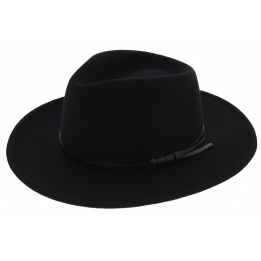 K&L Ruppert Chapeau feutre gris clair motif ray\u00e9 style d\u00e9contract\u00e9 Accessoires Chapeaux Chapeaux feutres 