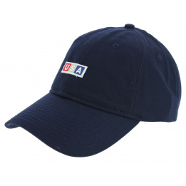 Casquette Strapback Indie Navy Coton Bleu