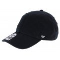 Casquette Baseball Strapback Blank Coton Noir