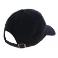 Casquette Baseball Strapback Blank Coton Noir