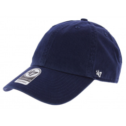 Casquette Baseball Strapback Blank Coton Marine