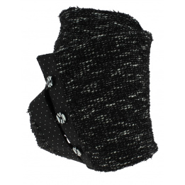 Snood noir - the conrad scarf - coal