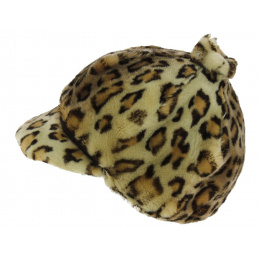 Gavroche Talya Faux Fur Cap Leopard - Traclet