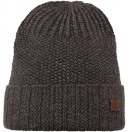 Black knit lapel cap The Ellis