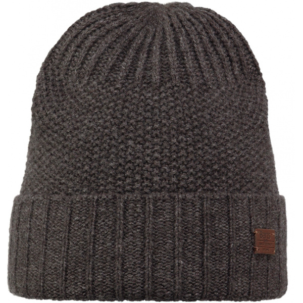 Black knit lapel cap The Ellis