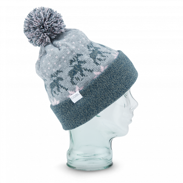 Bonnet Pompon The Lodge Style Jacquard Gris - Coal