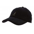 Black Cotton Cord Strapback Cap - Kangol